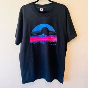 Vintage Mint Condition Single Stitch Lake Tahoe Tee Large Fruit of the Loom